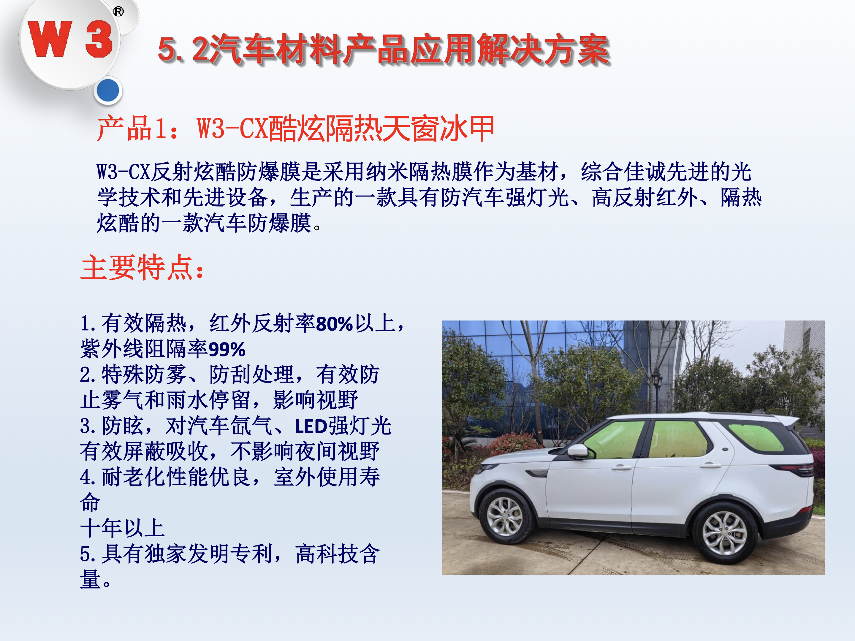 W3-CX酷炫隔热天窗冰甲