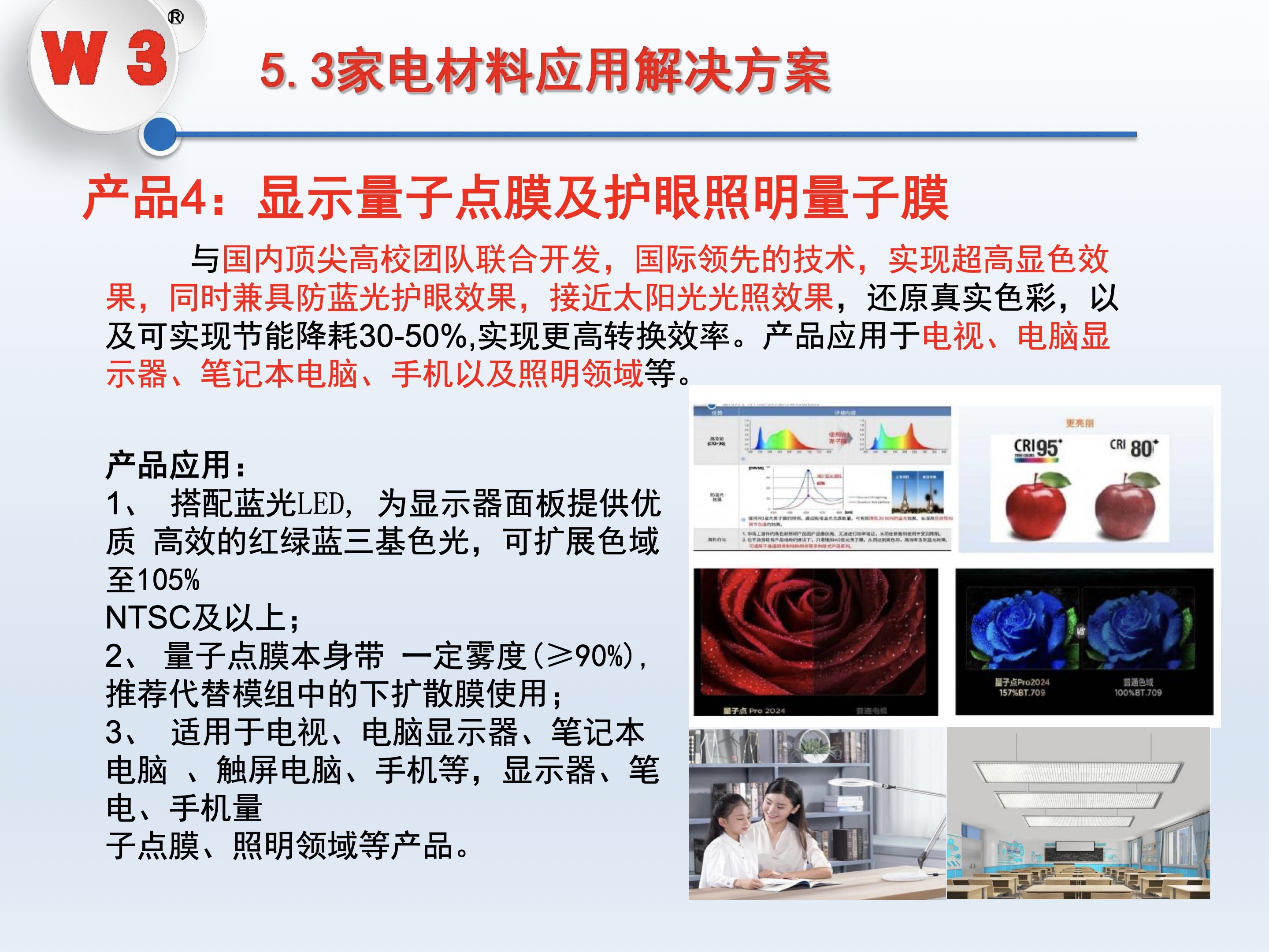 显示量子点膜及护眼照明量子膜
