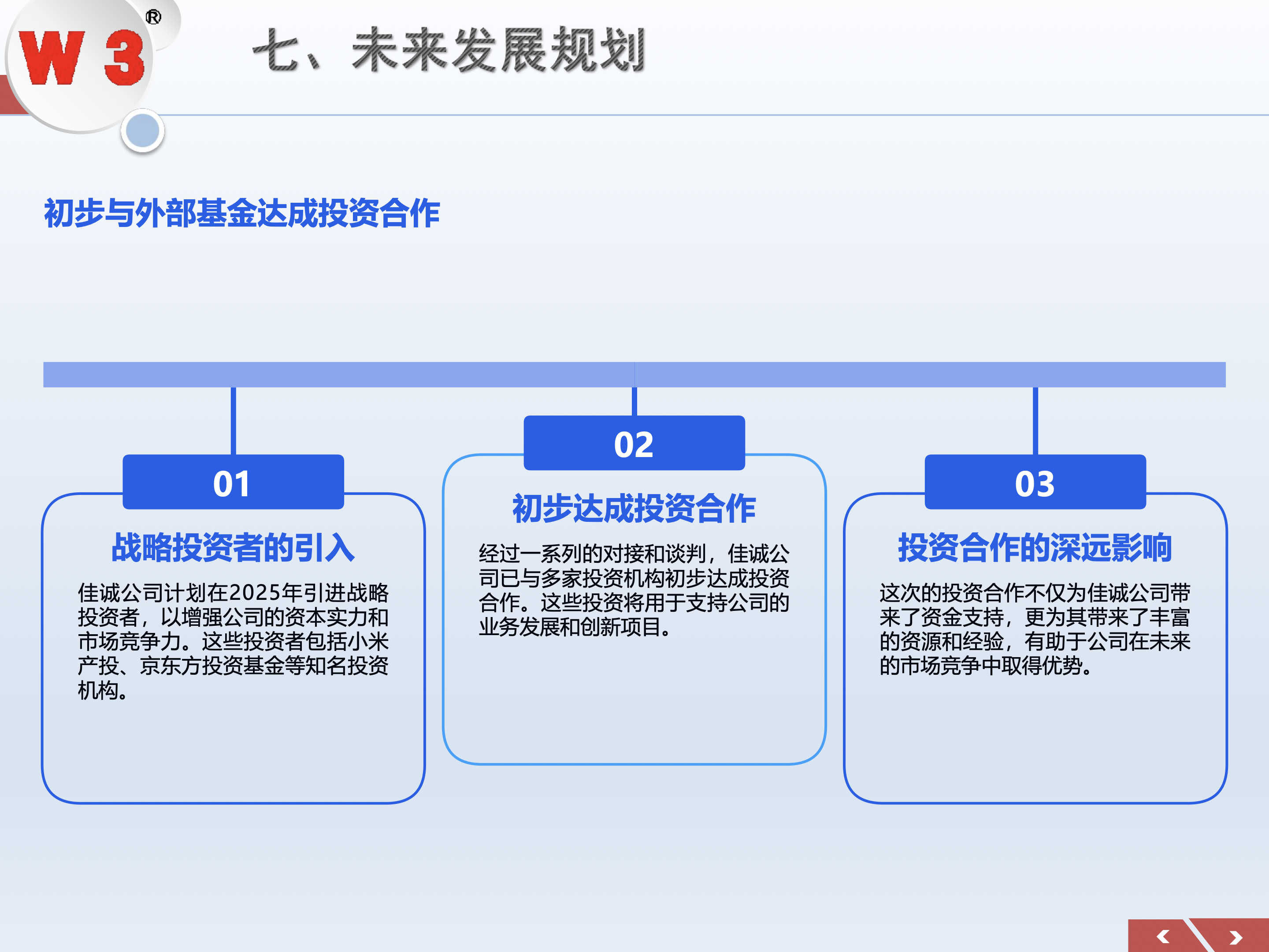 初步与外部基金达成投资合作